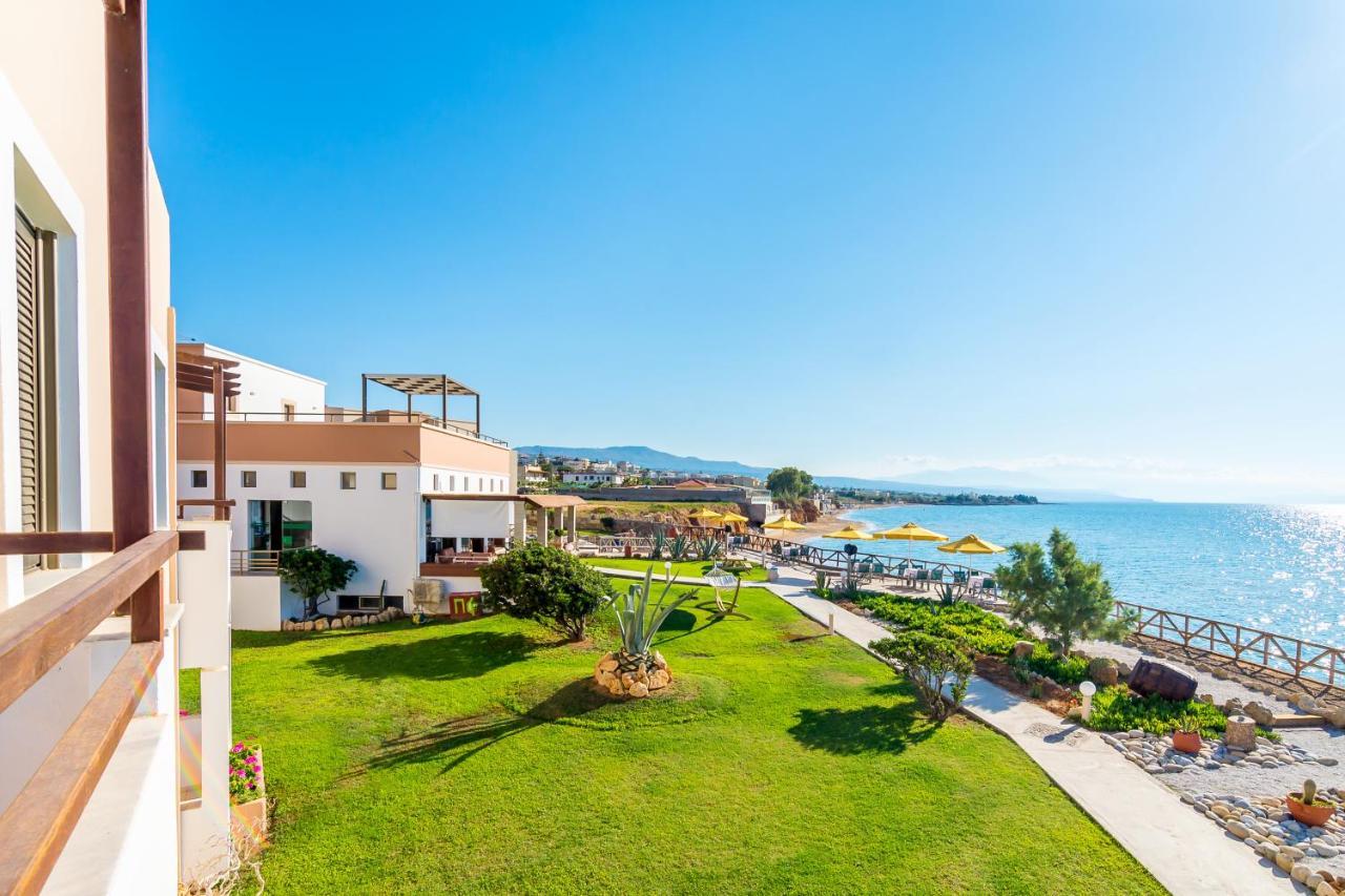 Alkionis Beach Hotel Apartments Sfáka Exterior foto